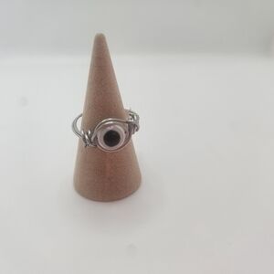Mystic Silver Eye Ring